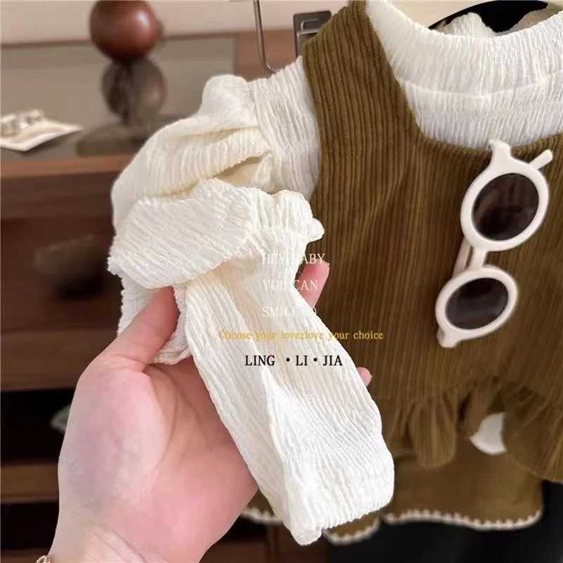 Clothing Sets Children Sets Child Outfit Girl Set Clothes Autumn Girl ClothesVest+T-shirt+Pant 3PCS 2024 New Kids Clothing