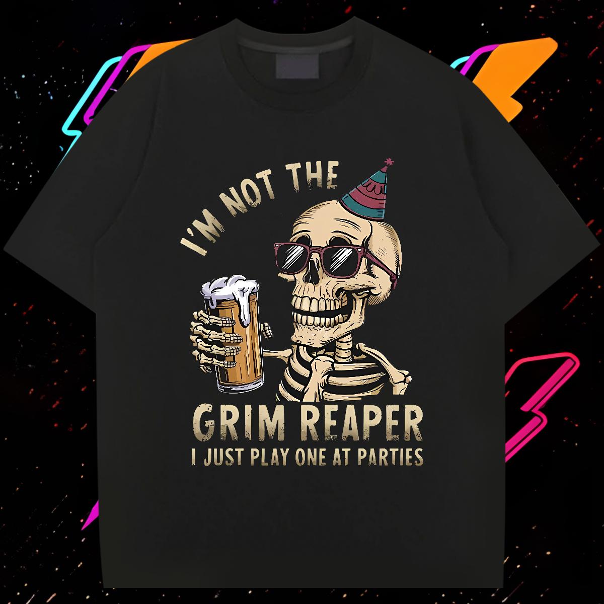 Soft Tshirt for Man Woman Skeleton 230g 100% Cotton Cotton Breathable Soft Hip Hop Mens T Shirts Anime Print Fashion Design Tshirts