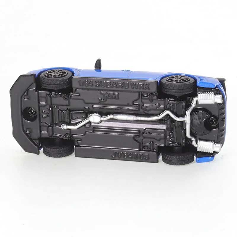 JKM1 64 Subaru WRX STI Blue 1/64 Alloy Die-casting Metal alloy Diecast car model boys toy gift ChristmasM240717