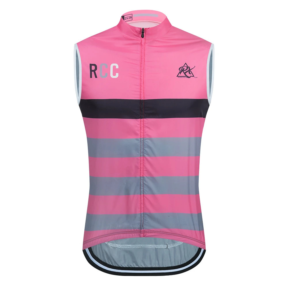 Men Rcc Rx Sleeveless Cycling Vest Mesh Ciclismo Bike Bicycle Undershirt Jersey Windproof Cycling Clothing Gilet Motorcycle Vest 240711