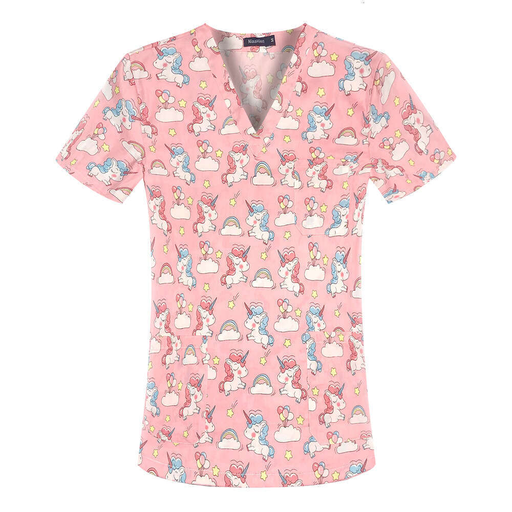 Niaa Hinn Undefined Scrub Set New Product New Arrival Washable Non-ironing Gentle Wind New Pattern Printing Business Affairs Novelty Self-cultivation 