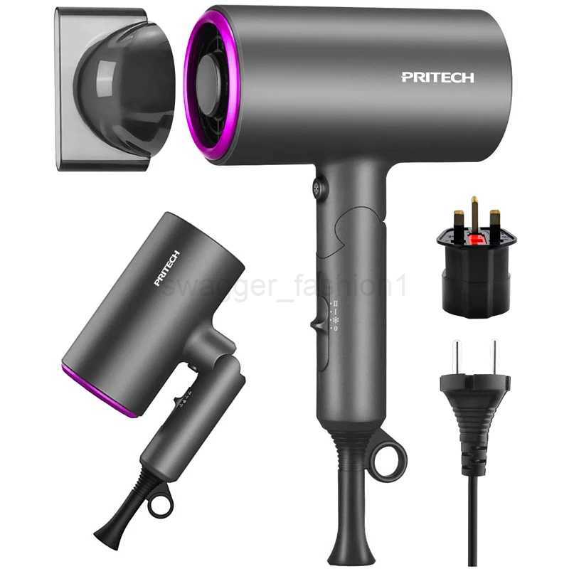 Hair Dryer Professional Leafless Hairdryer Anion Temeperature Control Blow Dryer Salon Dryer Hot Cold Wind Hair StylerBkl240717