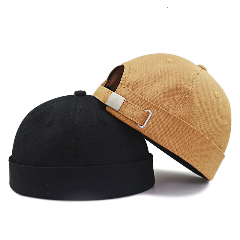Big Size Men Docker Cap Skullcap Large Sailor Beanie Hats Lady Beret Brimless Hat Bonnet Dad Caps 5661cm 6168cm 240716