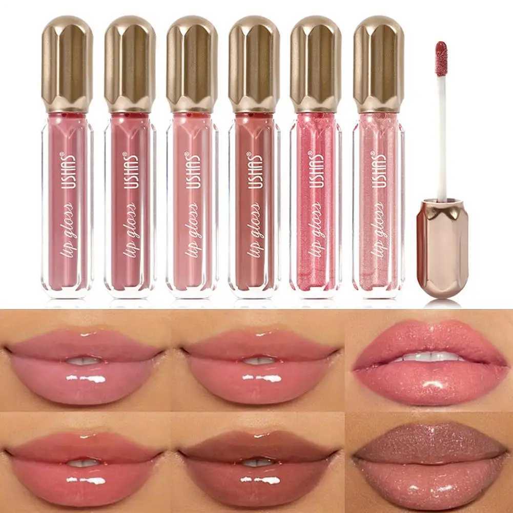 Mirror face l Lip gloss Waterproof long-lasting moisturizing lipstick gloss Lip gloss Womens cosmetics 6 colorsW241223