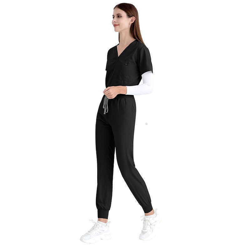 Niaa Hinn Scrubs Set Two Piece Set Women New Arrival New Product Show Thinness Gentle Wind High Elasticity Temperament Solid Loose Waist Linen Novelty