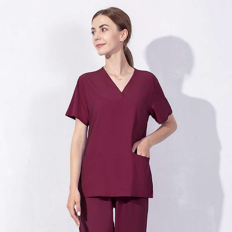 Niaa Hinn Scrubs Set New Arrival Washable Show Thinness Non-ironing Gentle Wind Business Affairs Fashion Linen Temperament Novelty Bifurcated Waist