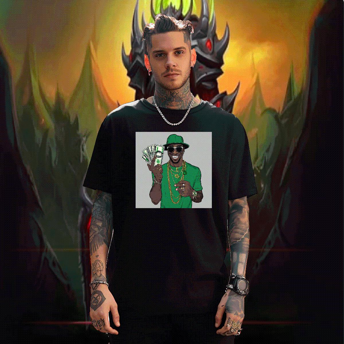 Brand Men Tops Tees XH 230g 100% Cotton Round Neck Short Sleeve Street Wear T-Shirts Custom Big Size Fashion Casual Top Tees