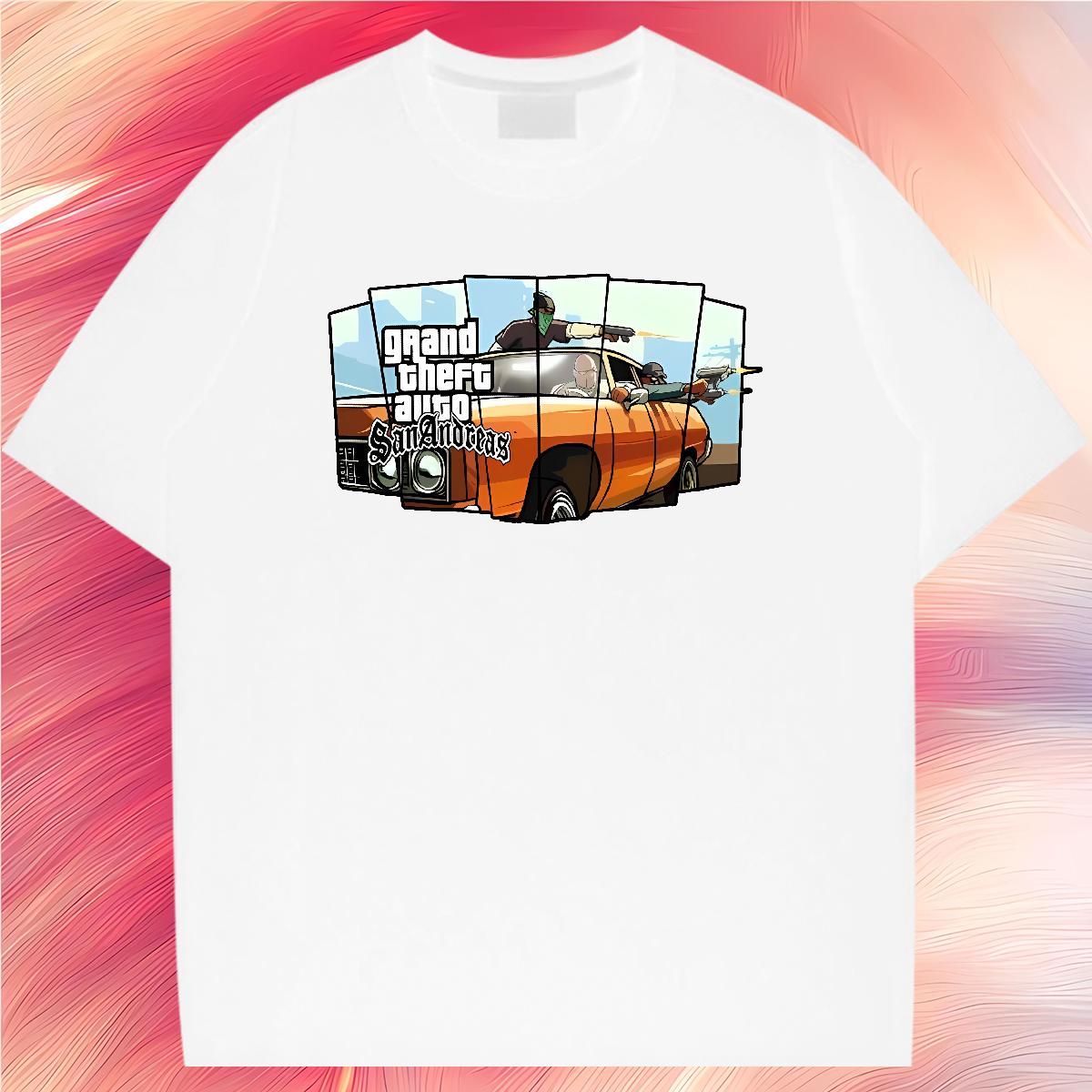 Classic Men Tees racing 100% Cotton 230g Cotton O Neck Short Sleeves Outdoor T shirt DIY Anime New Designer Tee Shirt