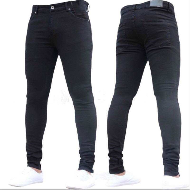Large 24-46 Jeans Big size black pants Men Jumbo Long Plus Size Men's Casual Fashion Jeans