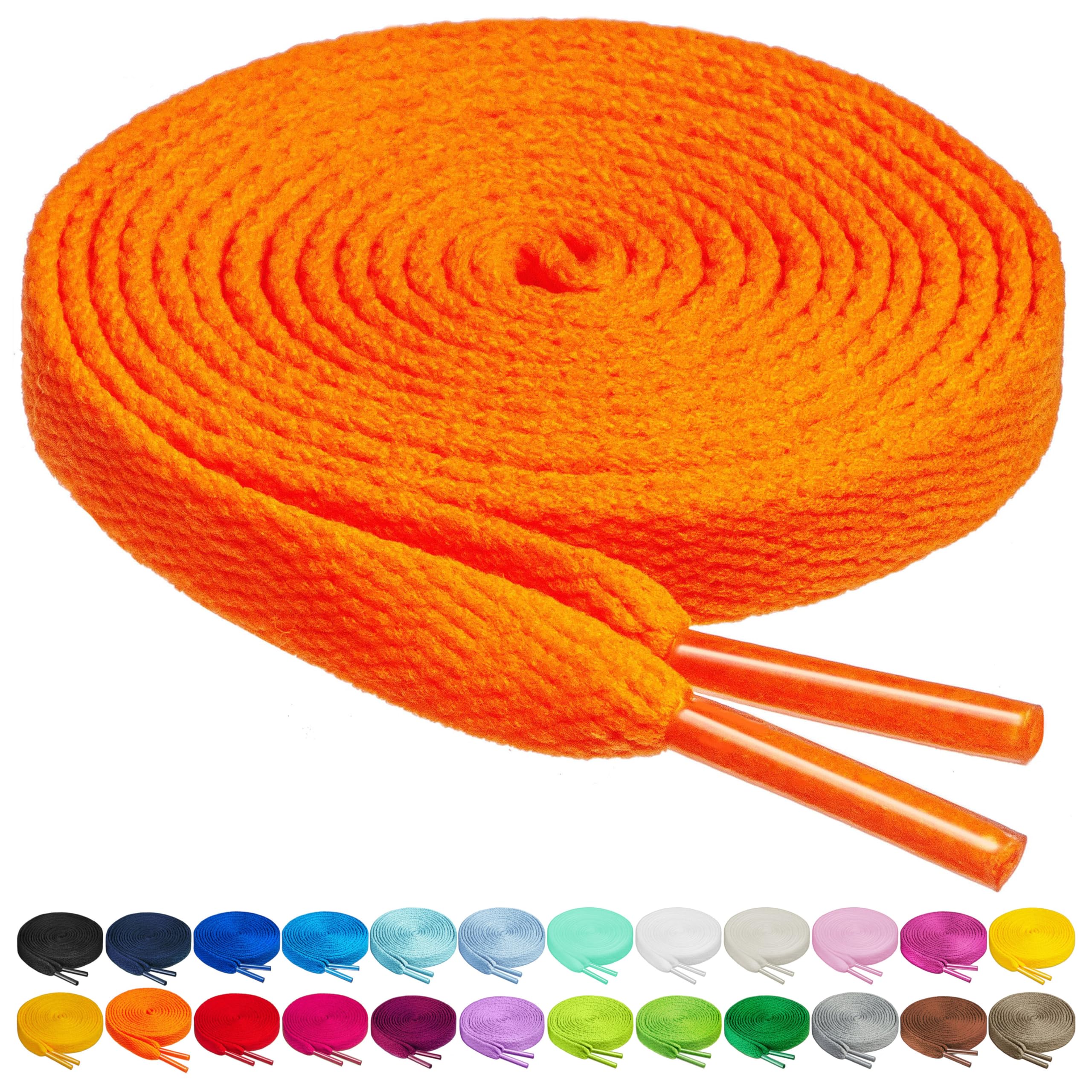 15 Pairs Multi-Pack 15 Different Colors Flat Shoe Laces Sneaker Laces