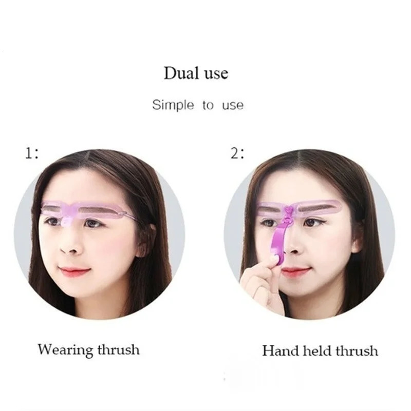 1 set of reusable 8-in-1 eyelid shaping templates to assist eyelid template kit beauty card eyelid definition makeup tool 240715