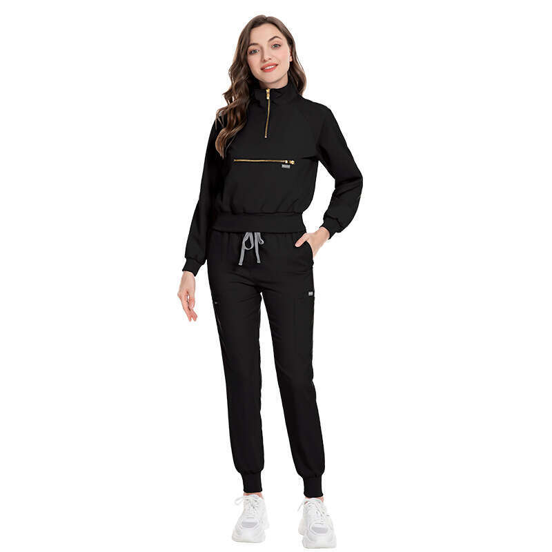 Niaa Hinn Scrubs Undefined New Arrival New Product High Elasticity French Long Gentle Wind Show Thinness New Pattern Printing Temperament Sexy Novelty