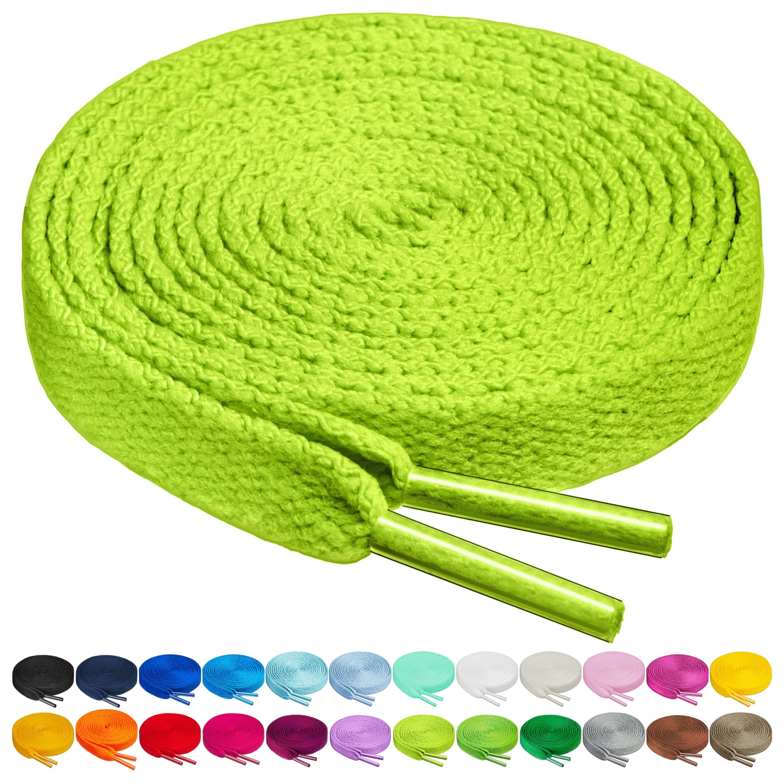 15 Pairs Multi-Pack 15 Different Colors Flat Shoe Laces Sneaker Laces