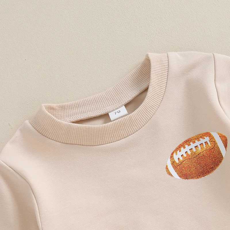 Clothing Sets Autumn Infant Baby Clothing Sets Toddler Boys Long Sleeve Rugby Print Sweatshirt + Pants 2pcs Suit Kids Casual Clothes Set