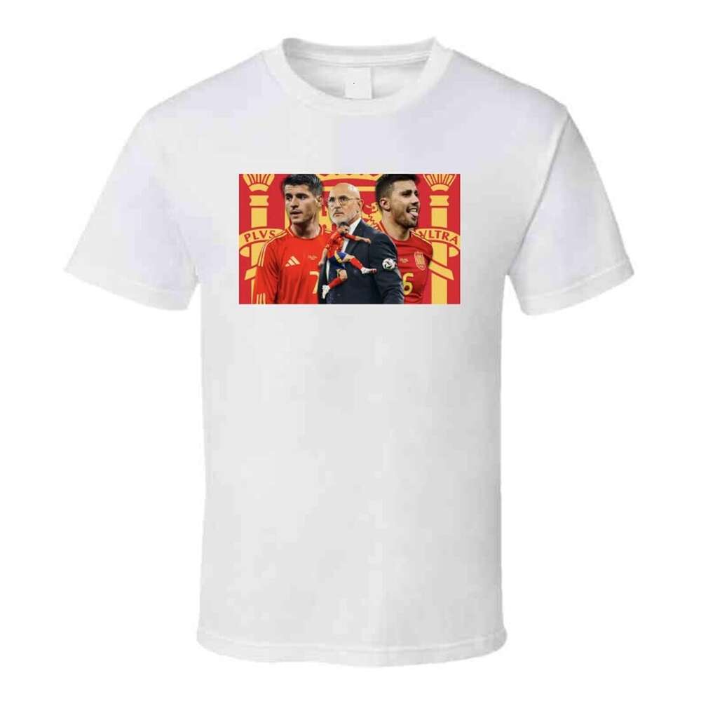 Spain 2024 T Shirt Football Soccer fans Mens Womens Tee Tshirt Tops Winner Clothes Free shipping