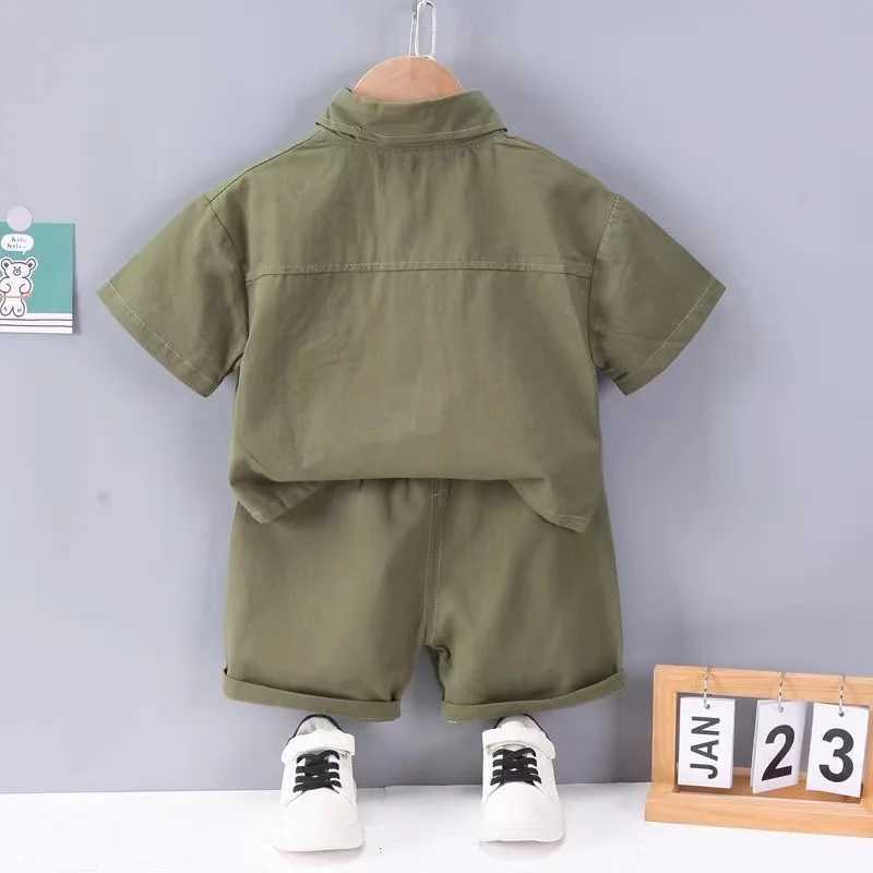 Clothing Sets Children Boys Shirt Shorts 2Pcs/Sets New Summer Baby Clothes Suit Infant Outfits Toddler Casual Cotton Costume Kids Tracksuits