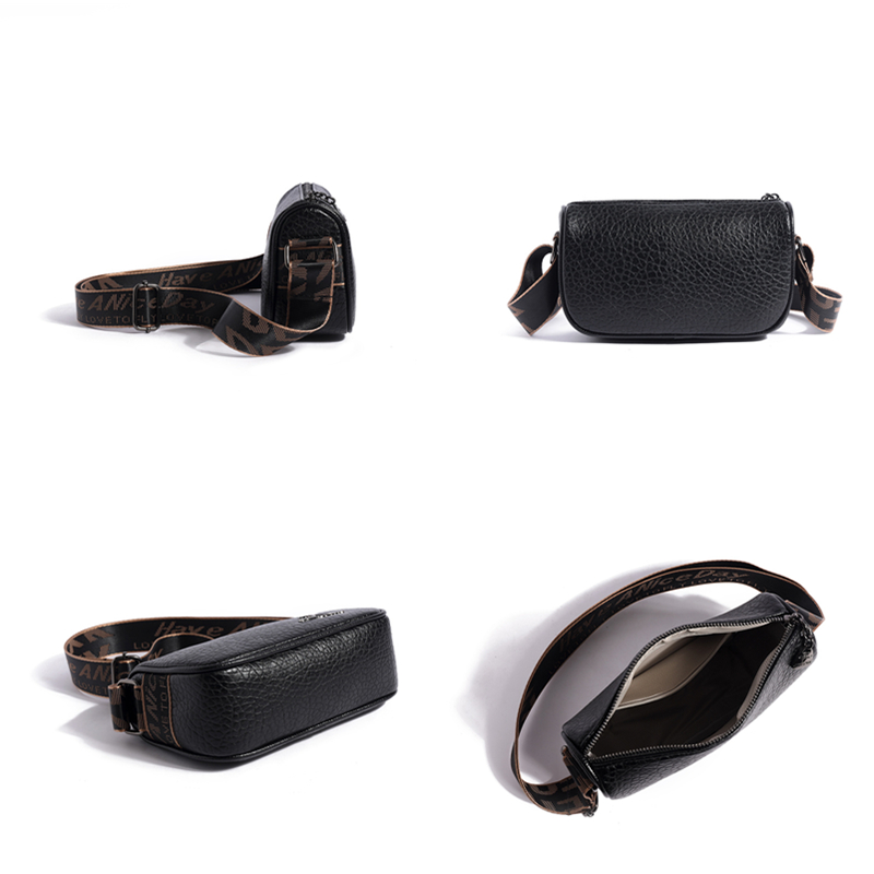 Women Luxury Leather Messenger Bag Trend Handbags Designer Brand Ladies Shoulder Crossbody Bags Small Underarm Tote Female Sac
