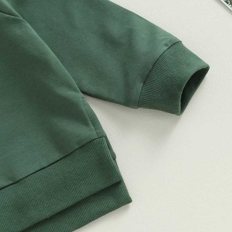 Clothing Sets Autumn Baby Girl Boy Clothes Set Children Sports Solid Color Sweatshirt Tops + Pants Casual Two Piece Suit Cotton Tracksuit