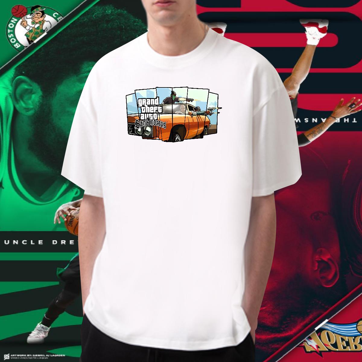 Classic Casual T-Shirts for Men racing 230g Cotton Custom Print Plus Size Tshirts Street Breathable Crew Neck 5A Tops