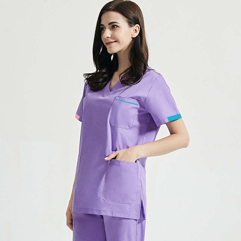 Niaa Hinn Undefined Scrubs for Women Uniform New Arrival Gentle Wind French Ventilation Business Affairs New Pattern Loose Waist Self-cultivation Temp