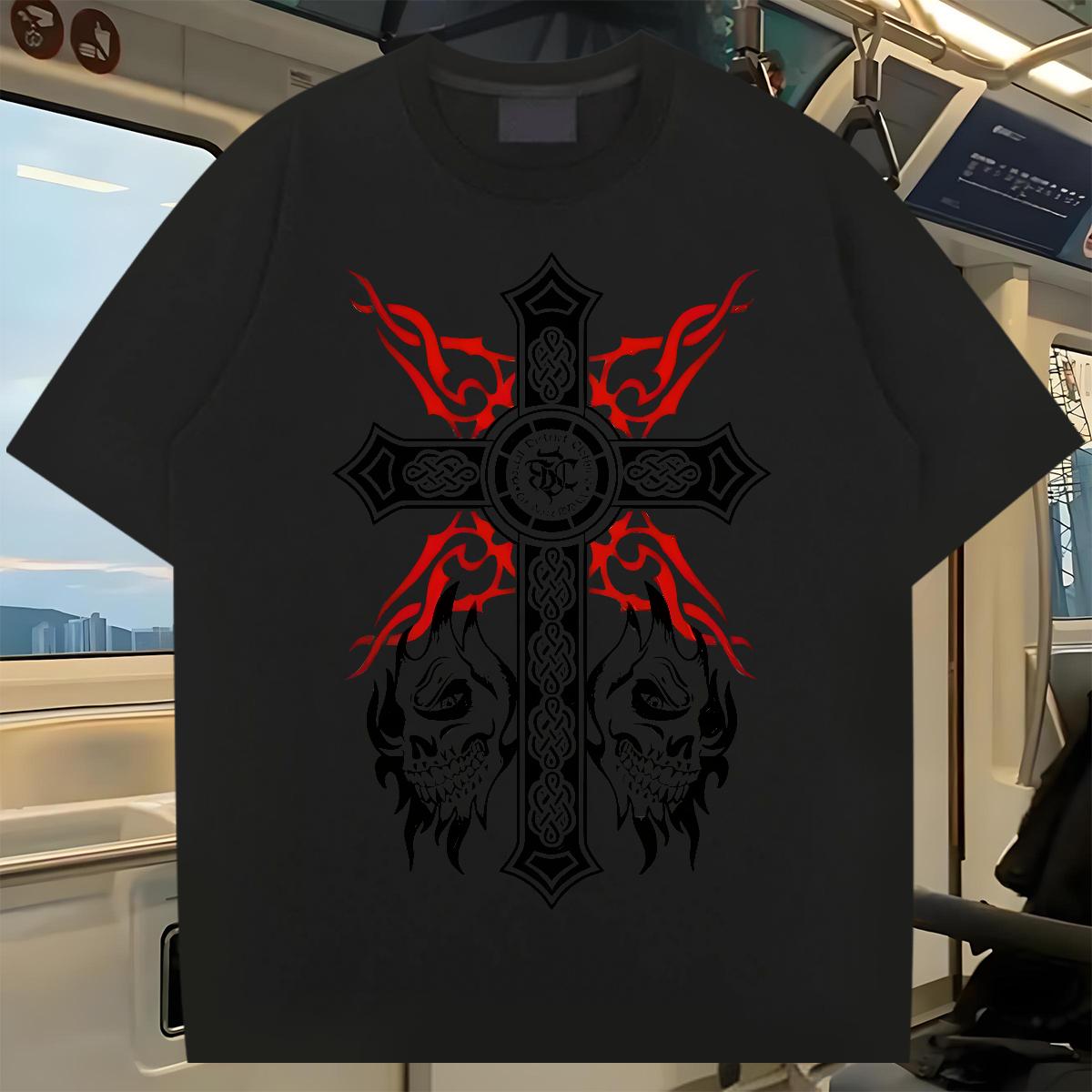 Brand Mens T Shirts fathion 230g 100% Cotton Home Outdoor Cotton O Neck Short Sleeves Tshirts Factory Direct Custom Anime Tops