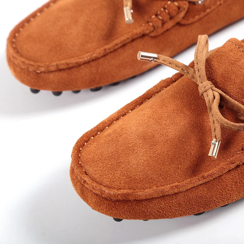 100% Genuine leather Women flats Handmade Women Casual leather shoes Leather Moccasin Fashion Women Driving Shoes 240713