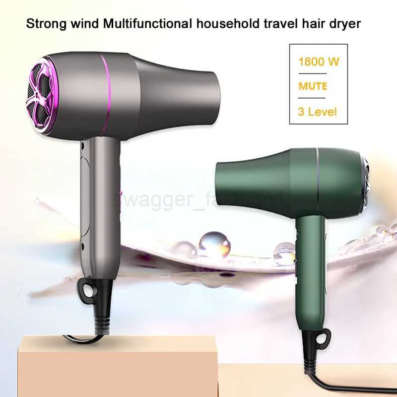 Powerful Hot Cold Wind Hair Dryer Negative Ionic Blower Home Salon Electric Professional Hairdryer Styling Tools For SalonsBkl240717