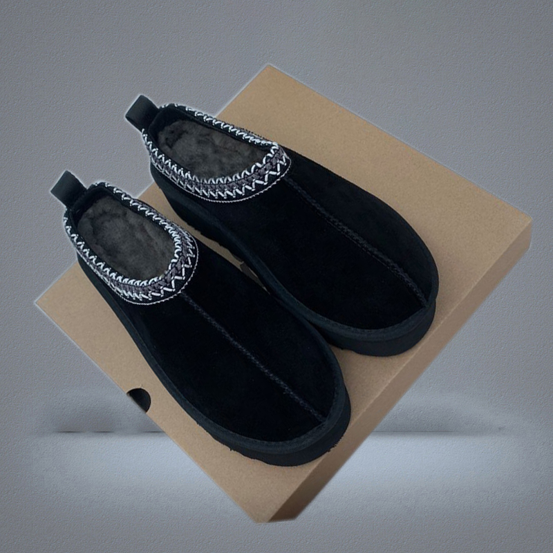 Designer Women Snow Boots Warm Platform lian Boot Indoor lia Tazz Slipper House Shoe Winter Lazy Fur Booties With Box