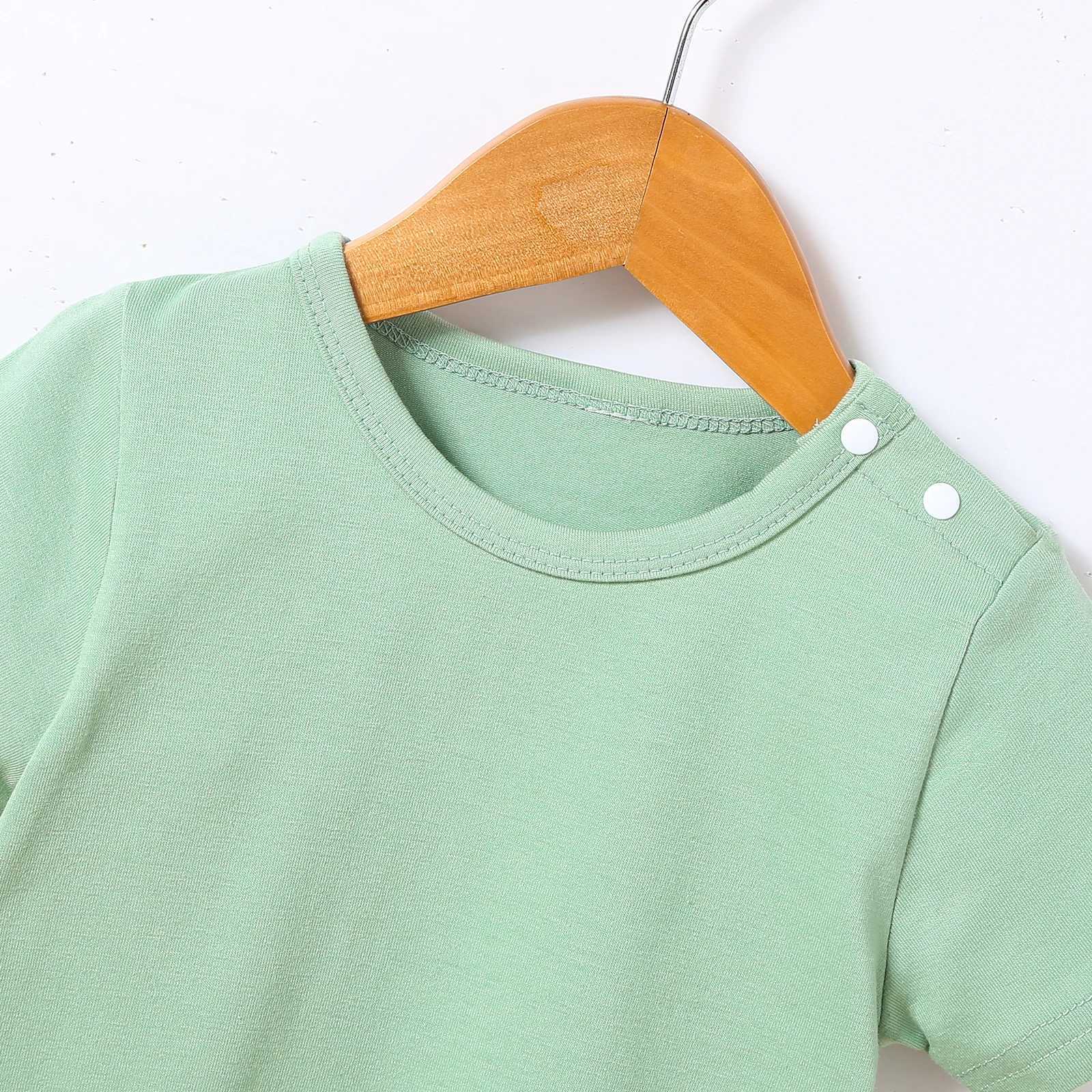 Clothing Sets 3Pcs Set Toddler Baby Boys Trendy Casual Summer Outfit Round Neck Short Sleeve T-shirt + Solid Shorts + Zipper Crossbody Bag