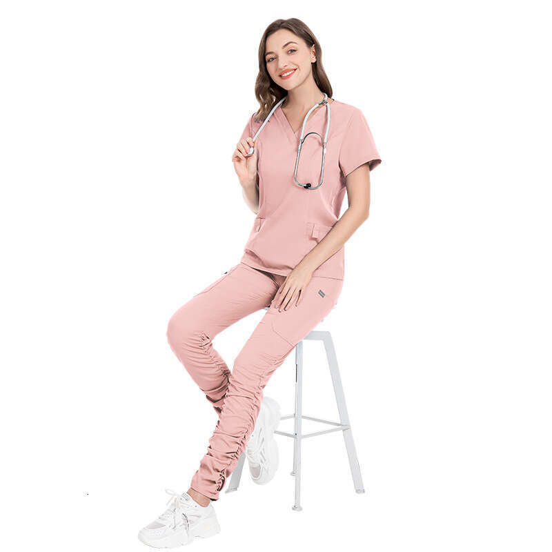 Niaa Hinn Scrub Set Scrubs Undefined New Arrival New Product High Elasticity Long Versatile Ventilation Temperament Short Waist