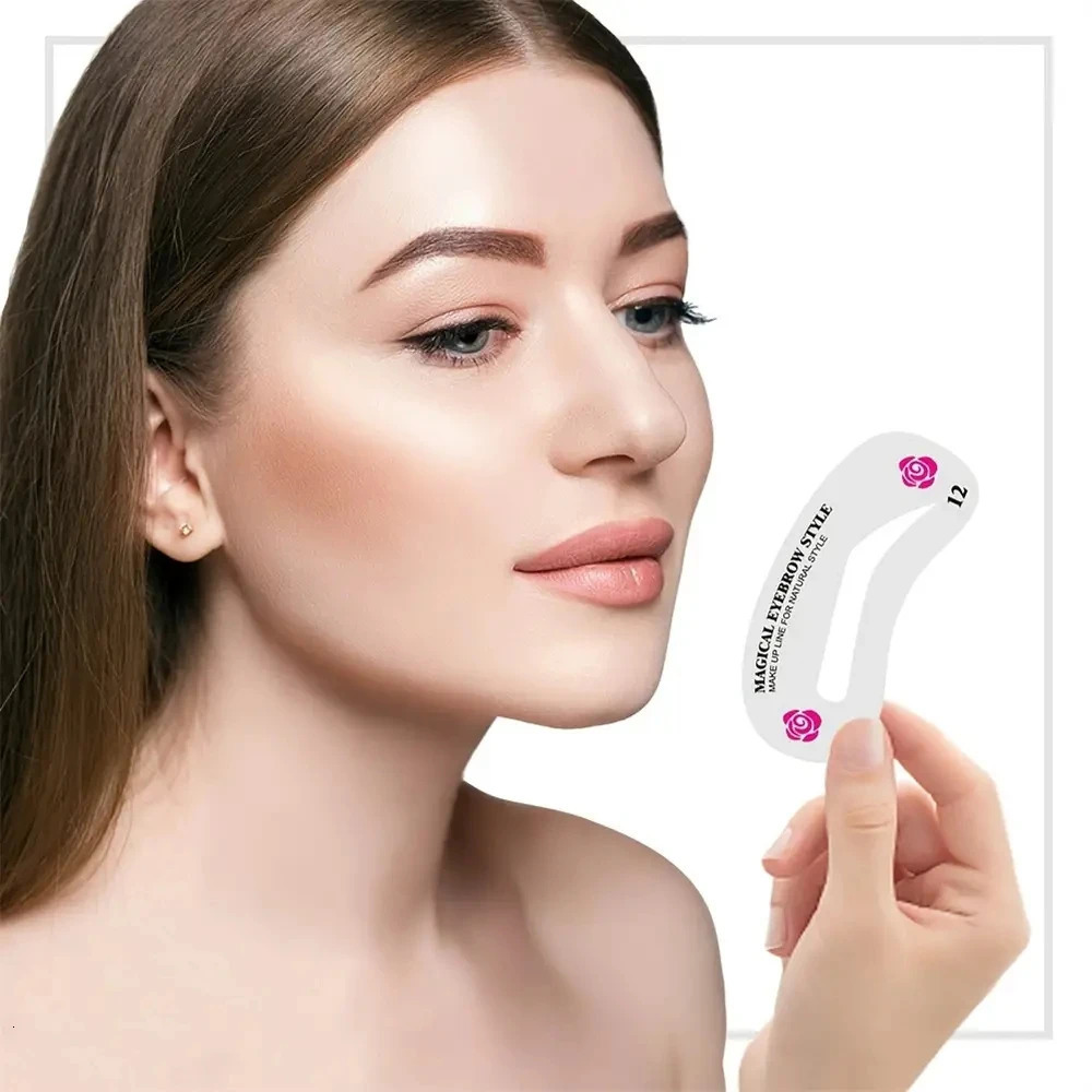 24 styles of eyelid templates eyelid molding molds beauty sets makeup styling sets template tools female beauty models 240715