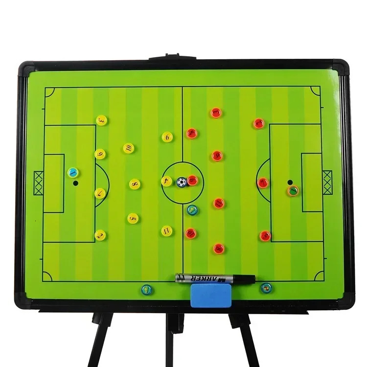 Football Basketball Tactical Board Bracket Magnetic with Bag Erasable Pen Professional Ball Game Training Presentation Board 240715