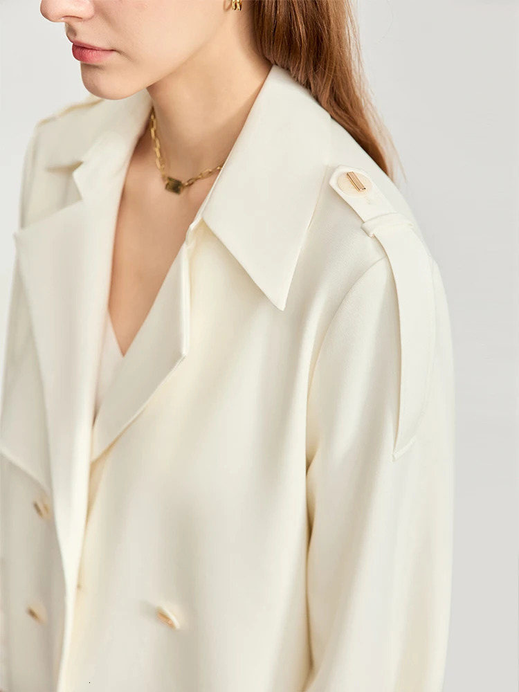 AMII Minimalist Army Wind Trench Coat For Women Long Winter Outerwear Double Breasted Belt Korean Version Coat 12323083 240716