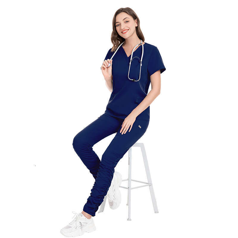 Niaa Hinn Scrub Set Scrubs Undefined New Arrival New Product High Elasticity Long Versatile Ventilation Temperament Short Waist