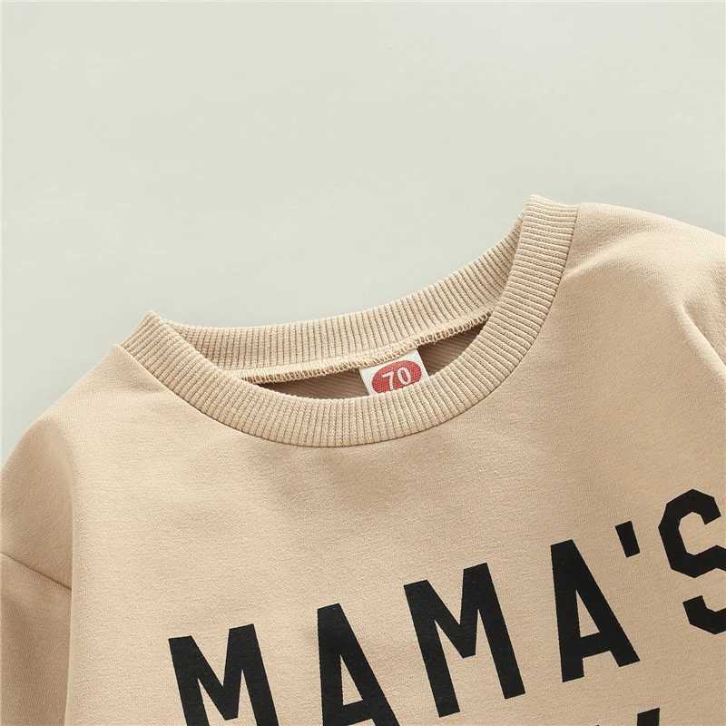 Clothing Sets Newborn Baby Boys Clothing Set Long Sleeve Crew Neck Letters Print Sweatshirt with Elastic Waist Sweatpants Fall Outfit