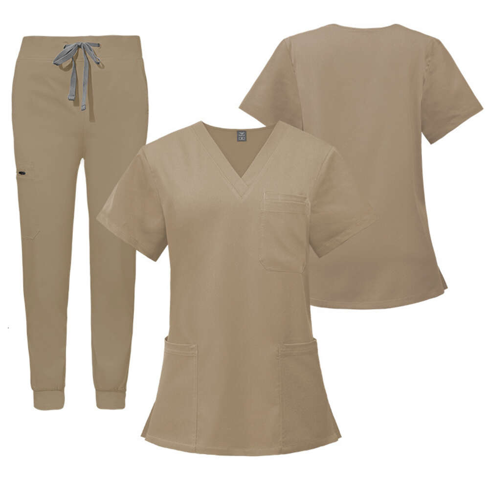 Niaa Hinn Zip Up Scrubs Undefined Scrubs New Arrival Show Thinness Gentle Wind Washable High Elasticity Non-ironing Business Affairs Printing Solid Lo