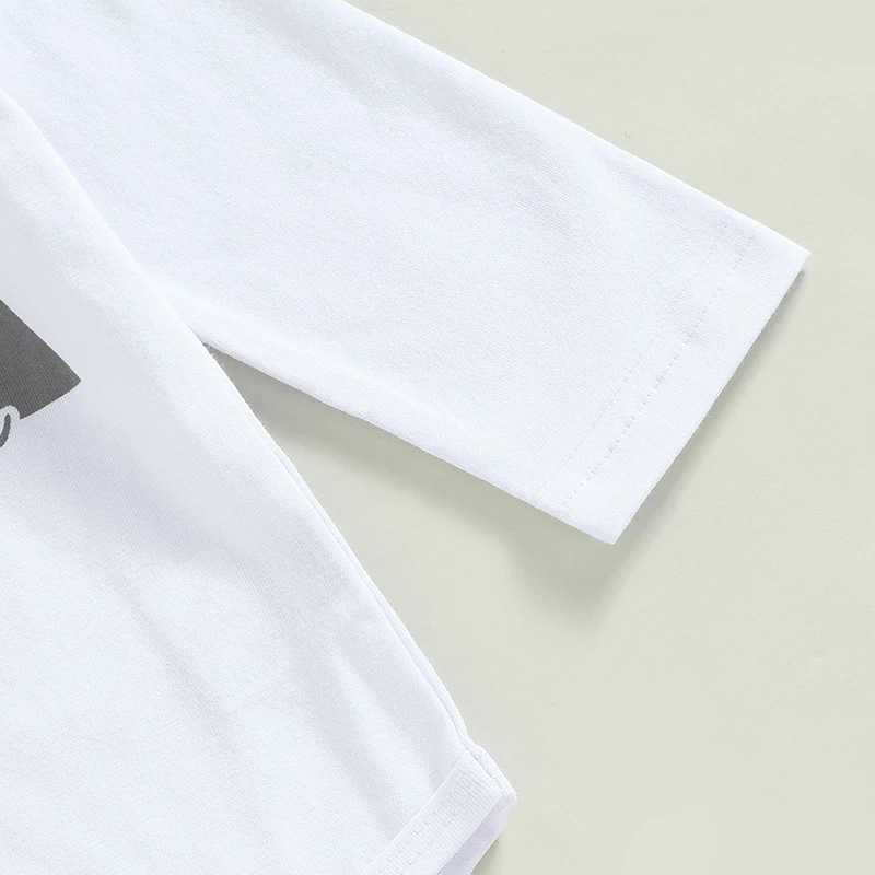 Clothing Sets Baby Boys Fall Clothes Outfit Letter Mountains Print Crew Neck Long Sleeve Romper Elastic Waist Long Pants Hat 3Pcs Set