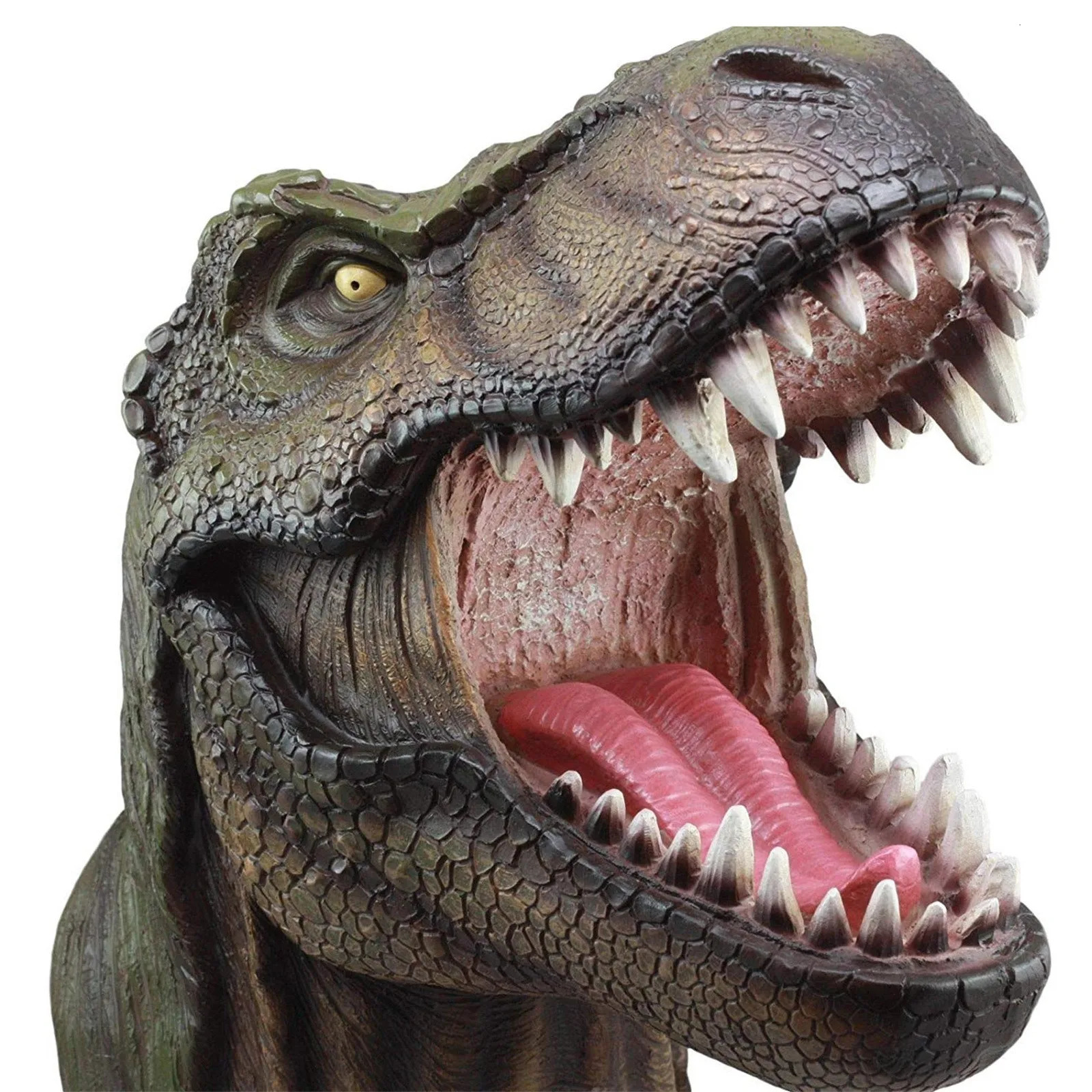 3D Wall Mounted Head Dinosaur Bust Sculpture Wall Art Sculpture Halloween Party Decor Supplies Garden Home Decoration 240711