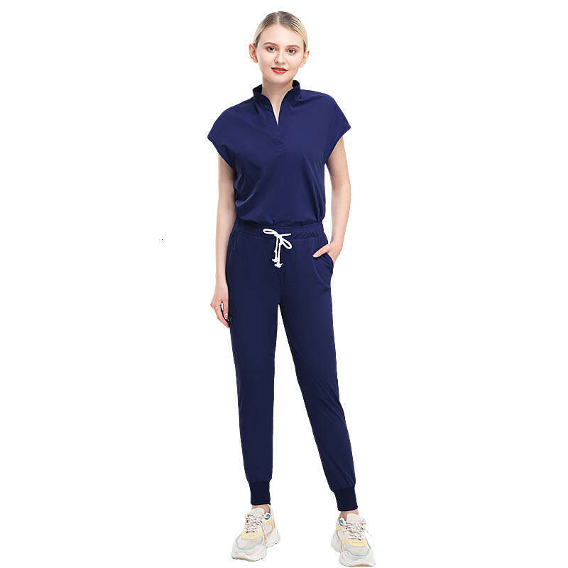 Niaa Hinn Scrub Set New Arrival New Product Show Thinness Washable High Elasticity New Pattern Business Affairs Sexy Temperament Short