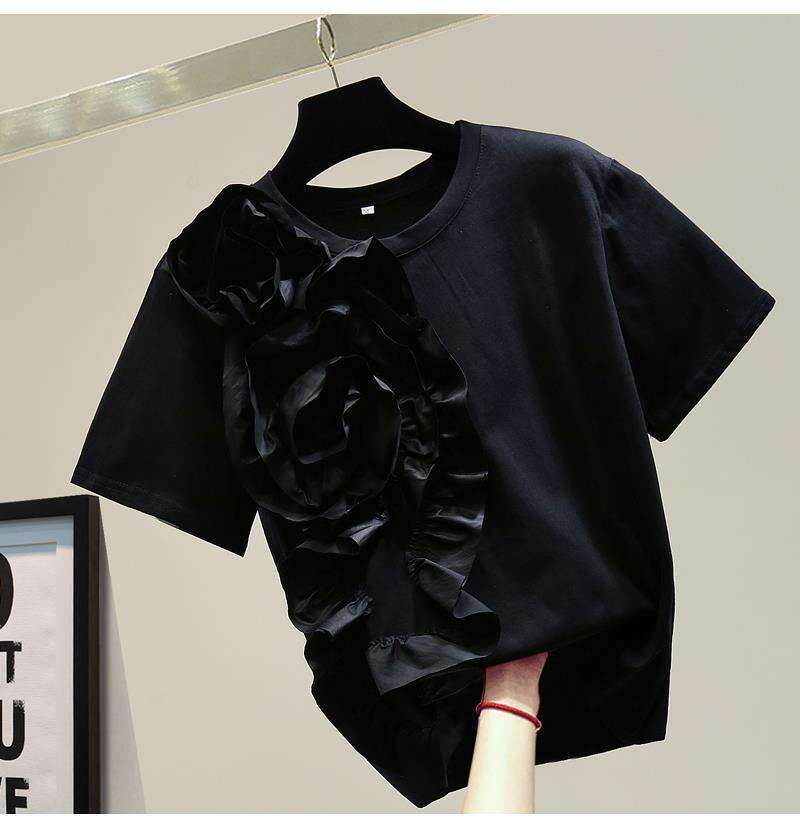 New Merchandise Loose Versatile High Street Female Harajuku Print Vintage O Neck Turtleneck Backless Collar Blouse Women's T Shirt Clothes Solid 