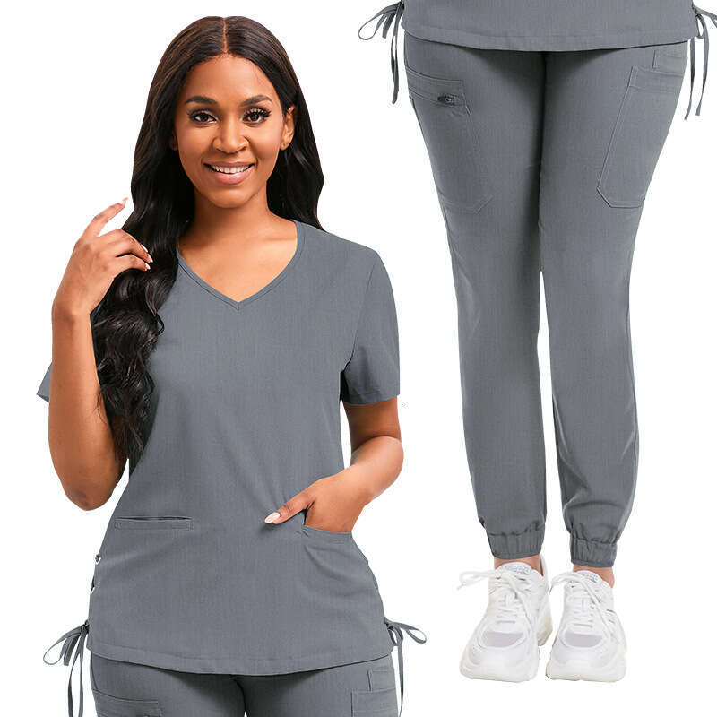 Niaa Hinn Scrubs for Women Uniform Scrubs Scrubs New Arrival High Elasticity Non-ironing French Leisure Time Ventilation Temperament Linen
