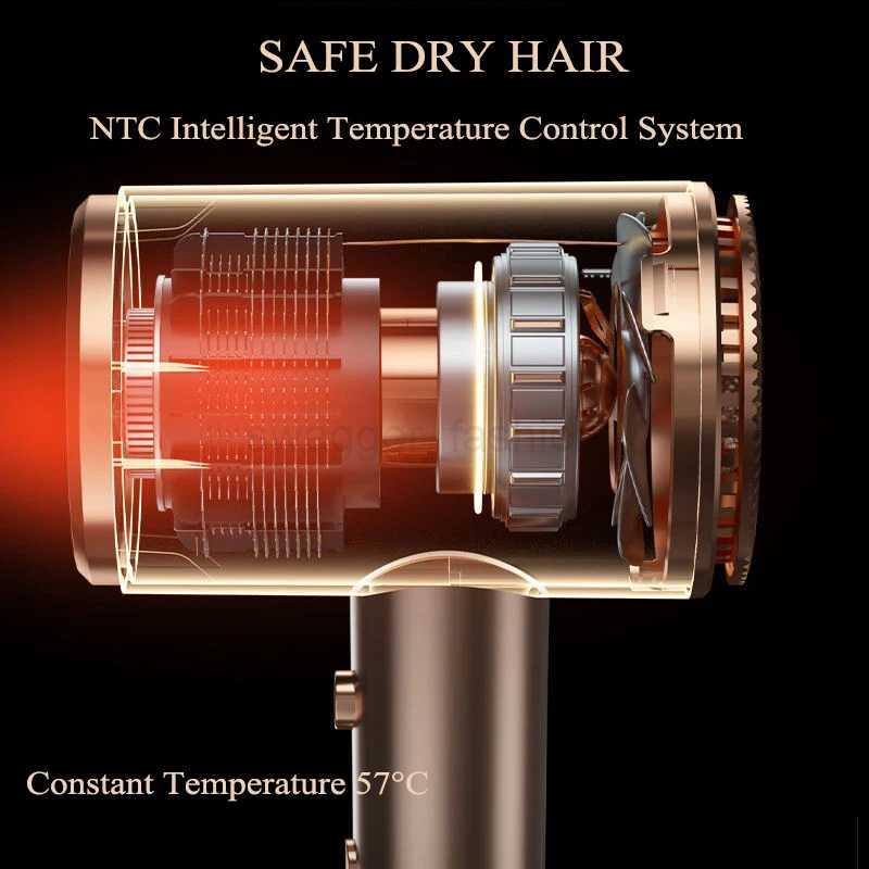 2024 Best Selling Hair Dryer Machine Professional Salon Multifunctional Hair Dryer Negative Ion 1500w Hair Dryer High SpeedBkl240717