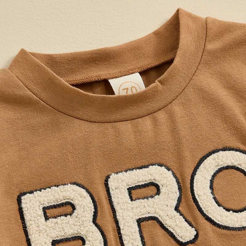 Clothing Sets Toddler Boys Summer Costume Outfit Fuzzy Letter Embroidered Short Sleeve T-Shirts Tops and Shorts 2Pcs Kids Clothes Set