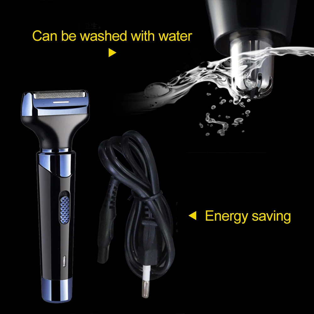 In 1 Men Electric Shaver Nose Hair Trimmer Rechargeable Electric Shaver Razor Machine Beard Trimmer Wet- Waterproof Shaver 240710