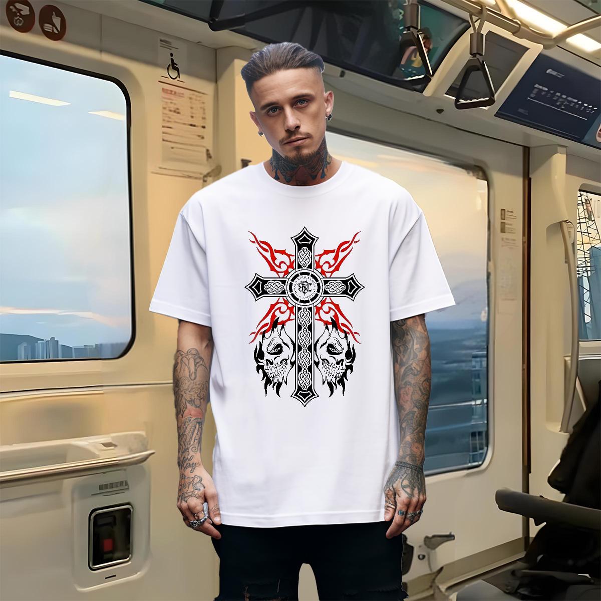 Brand Mens T Shirts fathion 230g 100% Cotton Home Outdoor Cotton O Neck Short Sleeves Tshirts Factory Direct Custom Anime Tops