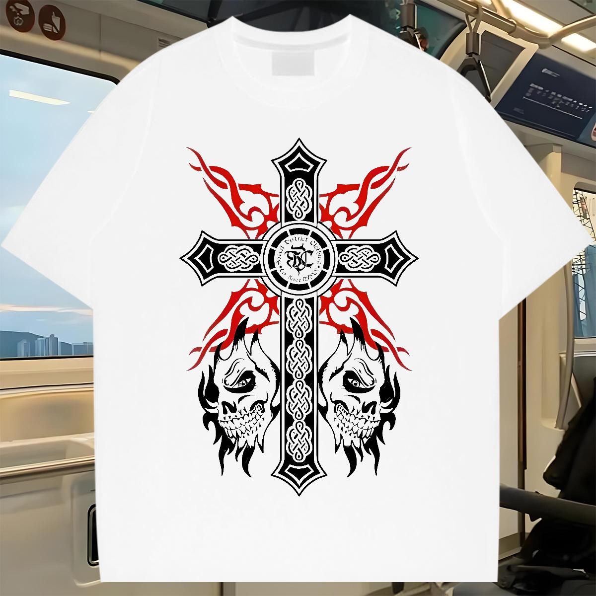 Brand Mens T Shirts fathion 230g 100% Cotton Home Outdoor Cotton O Neck Short Sleeves Tshirts Factory Direct Custom Anime Tops