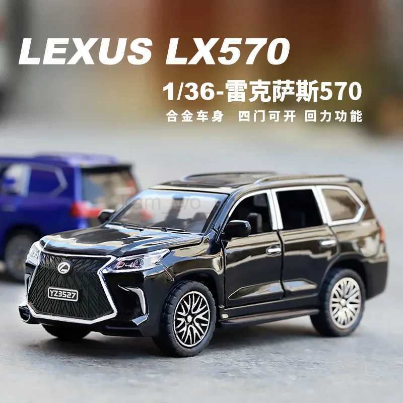 1 36 Lexus LX570 High Simulation Diecast Car Metal Alloy Model Car Childrens toys collection gifts A608M240717