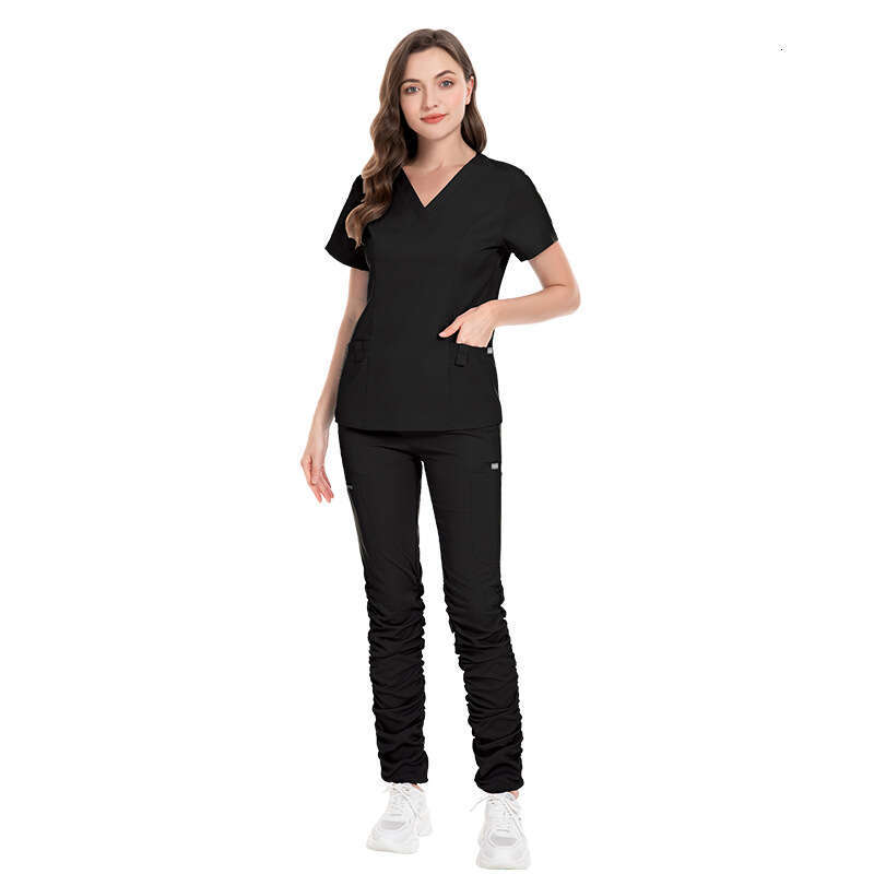 Niaa Hinn Scrub Set Scrubs Undefined New Arrival New Product High Elasticity Long Versatile Ventilation Temperament Short Waist