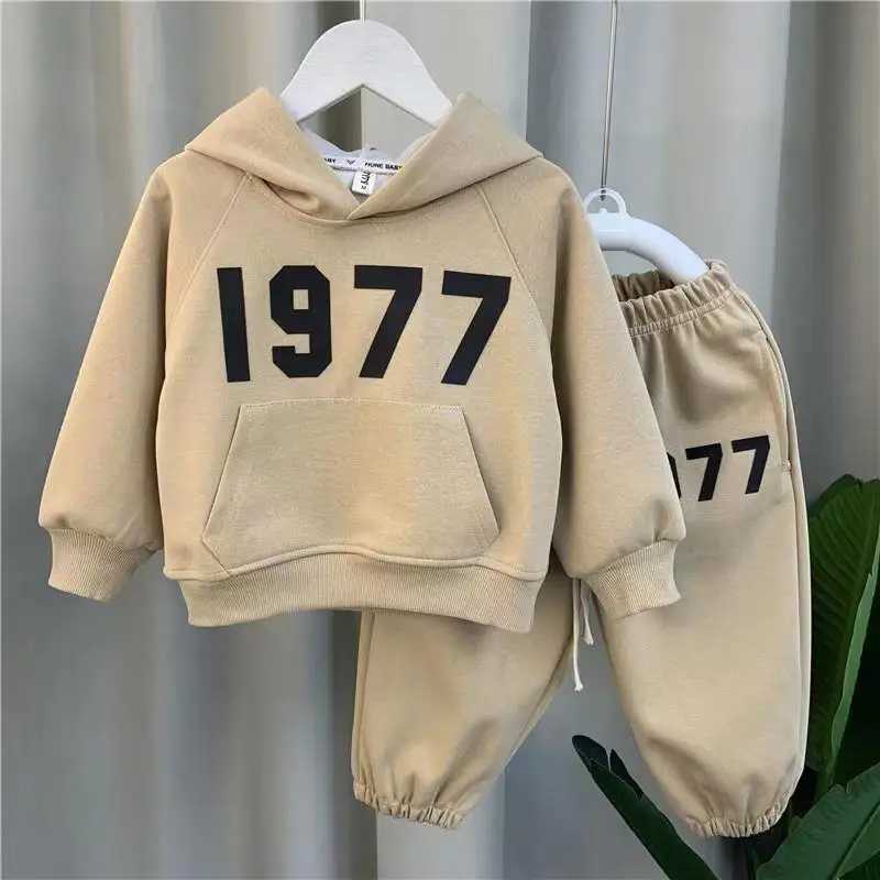 Clothing Sets Hooded Tracksuit Set Hoodie Suit Kids Spring Sweatshirt And Pant Two-piece Children Clothing Set 4-12 Years Girl Boys Clothes