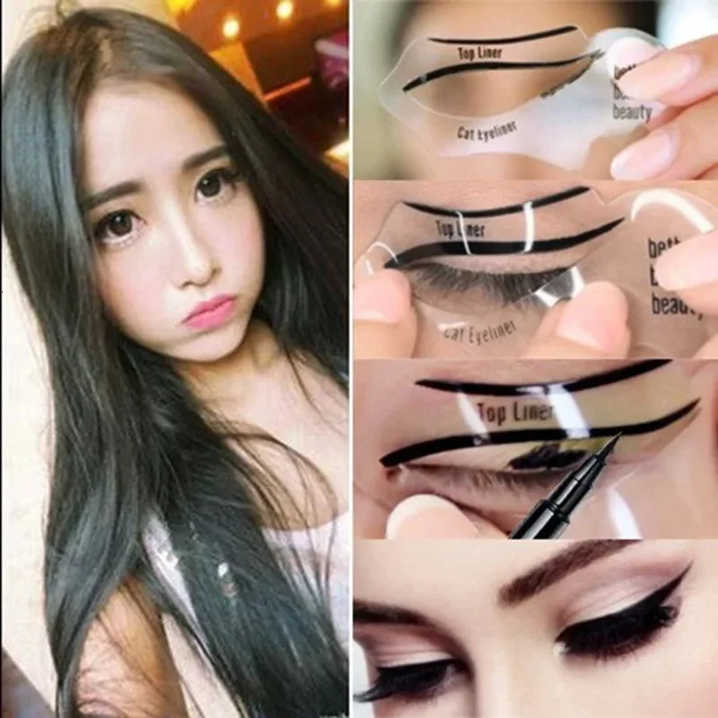 Eyeliner template with wings eyeliner template molding tool eyeliner template eye shadow makeup tool 240715